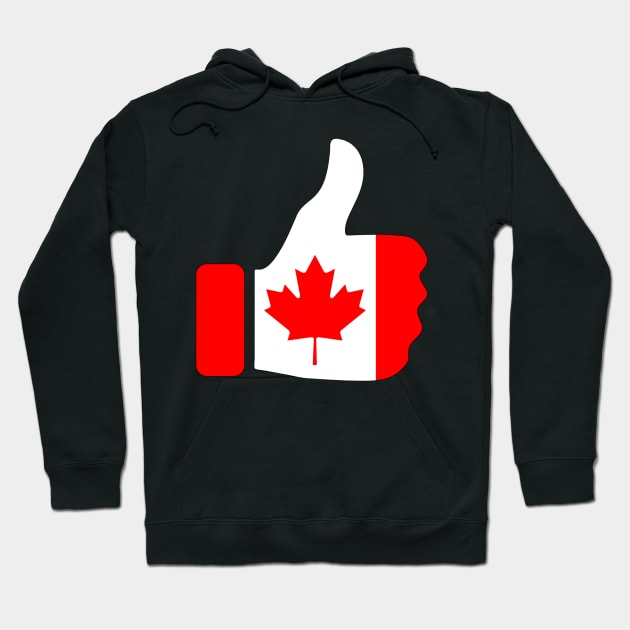 Canada Thumbs Up Hoodie by DANPUBLIC